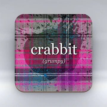 Scottish Banter Tartan Coaster - Crabbit