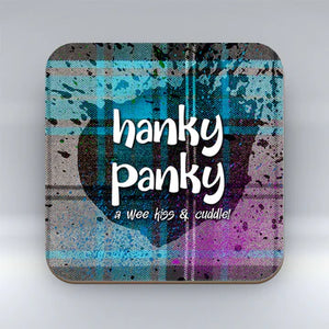 Scottish Banter Tartan Coaster - Hanky Panky