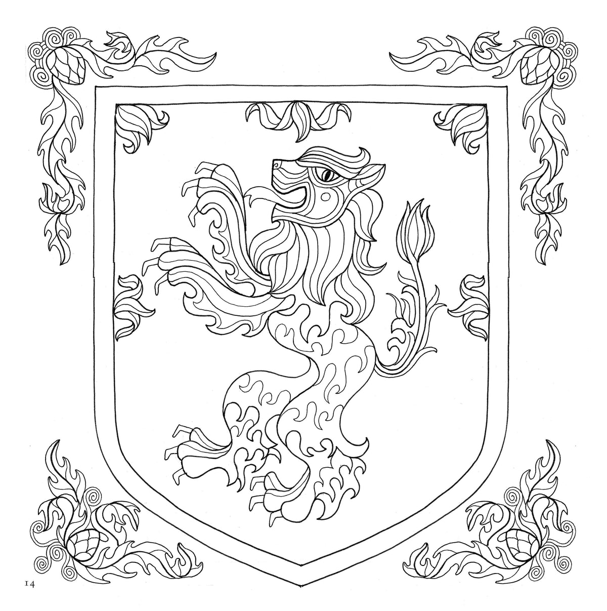 SCOTTISH SYMBOLS COLOURING BOOK