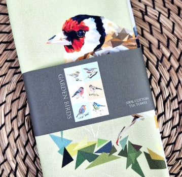 Bird Tea Towels Illustrated by Louise Jennifer Design