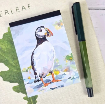 Puffin Mini Notebooks designed by Louise Jennifer Design