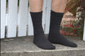 Rib Cushion Alpaca Socks, Size 7-10 by Samantha Holmes