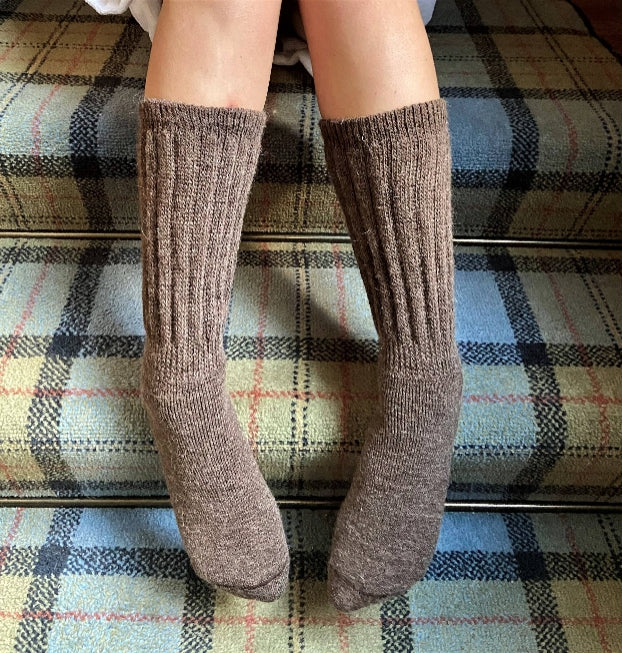 Cosy Everyday Alpaca Socks by Samantha Holmes