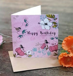 Load image into Gallery viewer, Pink Happy Birthday 'Let's Celebrate your day' Card GC1904 designed by Ilana Ewing
