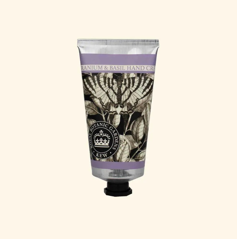 Kew Gardens Hand Cream - Geranium and Basil