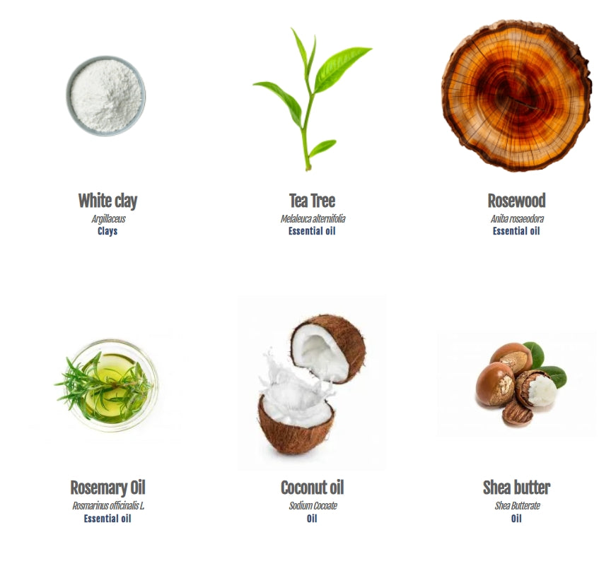 Deodorant Herbal - Tea Tree, Rosewood and Rosemary