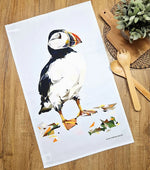 Load image into Gallery viewer, Bird Tea Towels Illustrated by Louise Jennifer Design
