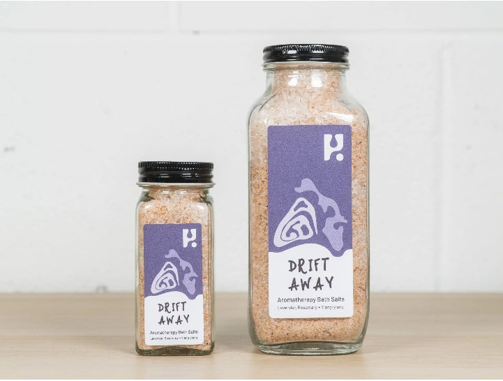 Small Bath Salts Jar 120g Made by OCH Vegan