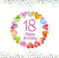Colourburst Age Cards 18 to 90 years old