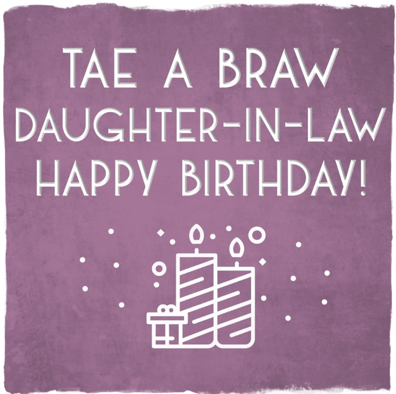 Relations Scottish Birthday Cards