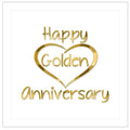 Scottish Tartan Golden Anniversary Card