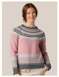 VINTAGE PINK Alpine Sweater 96% Merino Lambswool / 4% Angora designed by ERIBÉ Knitwear