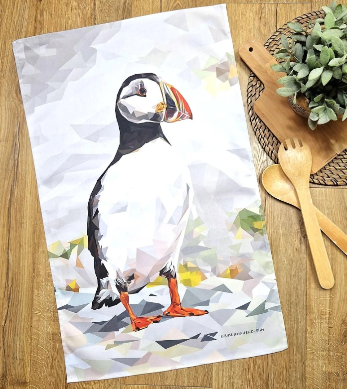 Bird Tea Towels Illustrated by Louise Jennifer Design