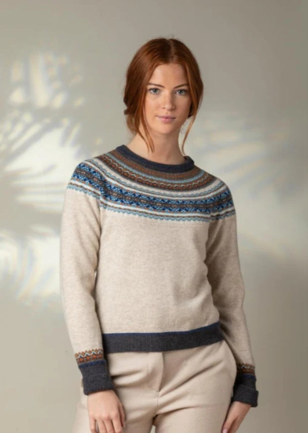 Autumn'25 'TAURUS' Alpine Short Sweater' 100% Merino Lambswool designed by ERIBÉ Knitwear