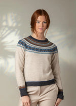Load image into Gallery viewer, Autumn'25 'TAURUS' Alpine Short Sweater' 100% Merino Lambswool designed by ERIBÉ Knitwear
