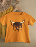 *Highland Coo Kids Scottish T-Shirt designed by Brave Scottish Gifts