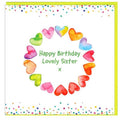 Lovely Sister Birthday Card