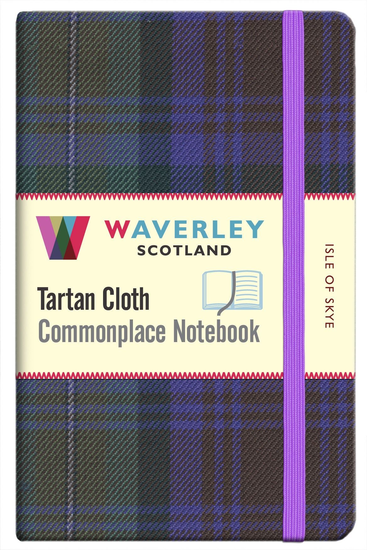 TARTAN CLOTH NOTEBOOK POCKET: ISLE OF SKYE