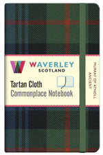 Load image into Gallery viewer, TARTAN CLOTH NOTEBOOK POCKET: MURRAY OF ATHOLL ANCIENT
