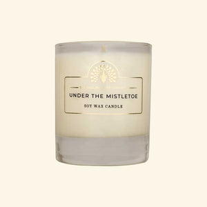 'Under the Mistletoe' Passionfruit, Vanilla & Toffee Scented Soywax Vegan Candle