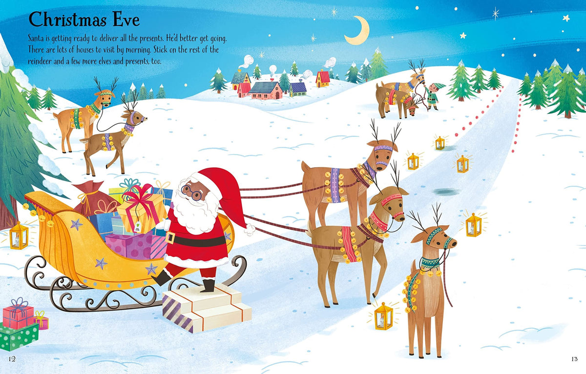 FIRST STICKER BOOK CHRISTMAS (PAPER BACK)