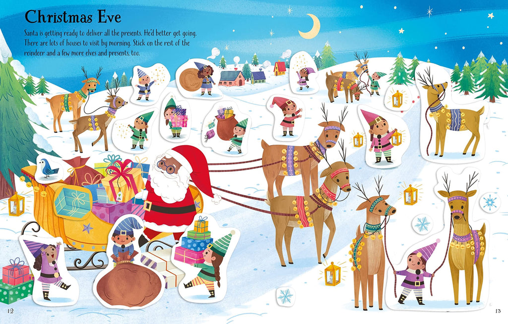 FIRST STICKER BOOK CHRISTMAS (PAPER BACK)