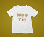 Load image into Gallery viewer, *Wee Yin - White: Kids Scottish T-Shirt designed by Brave Scottish Gifts
