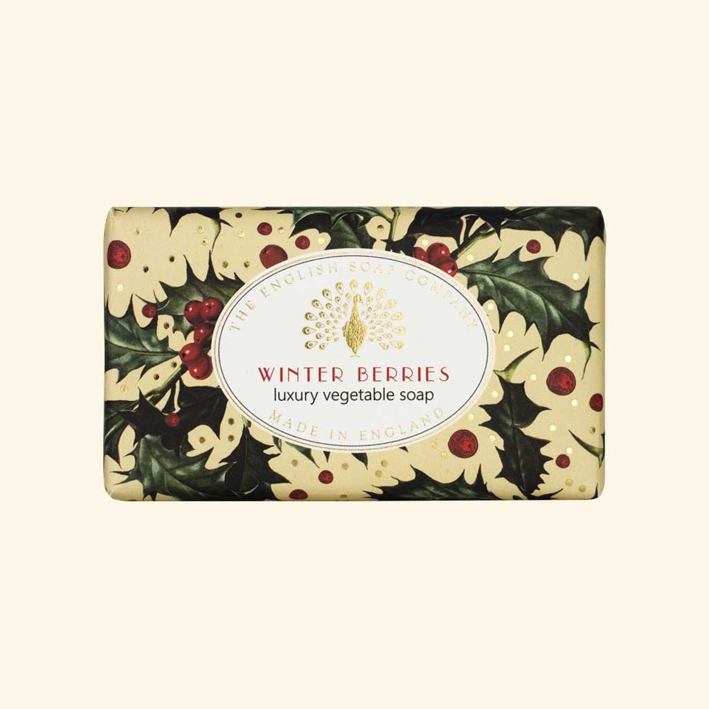 Winter Berries Christmas Soap Bar