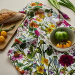 Load image into Gallery viewer, Bountiful Blooms - Tea Towel - Ivory, designed by Catherine Lewis
