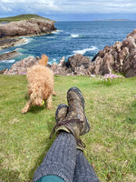 Load image into Gallery viewer, Alpaca Chunky Knee Socks by Samanatha Holmes
