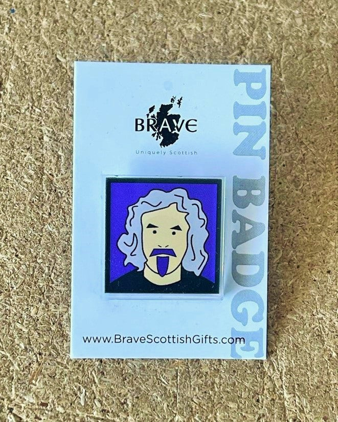 Billy Pop Pin Badge by Brave Scottish Gifts