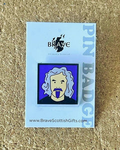 Billy Pop Pin Badge by Brave Scottish Gifts