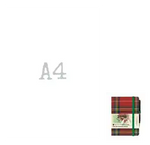 Load image into Gallery viewer, TARTAN CLOTH NOTEBOOK MINI WITH PEN: ROYAL STEWART
