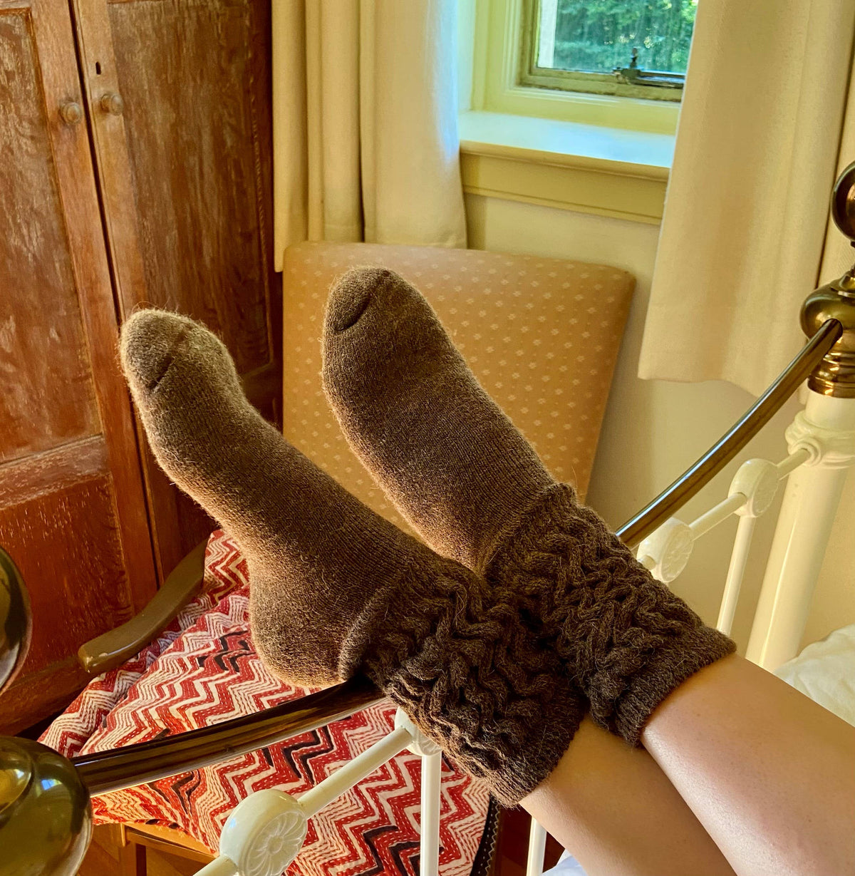 Cosy Everyday Alpaca Socks by Samantha Holmes