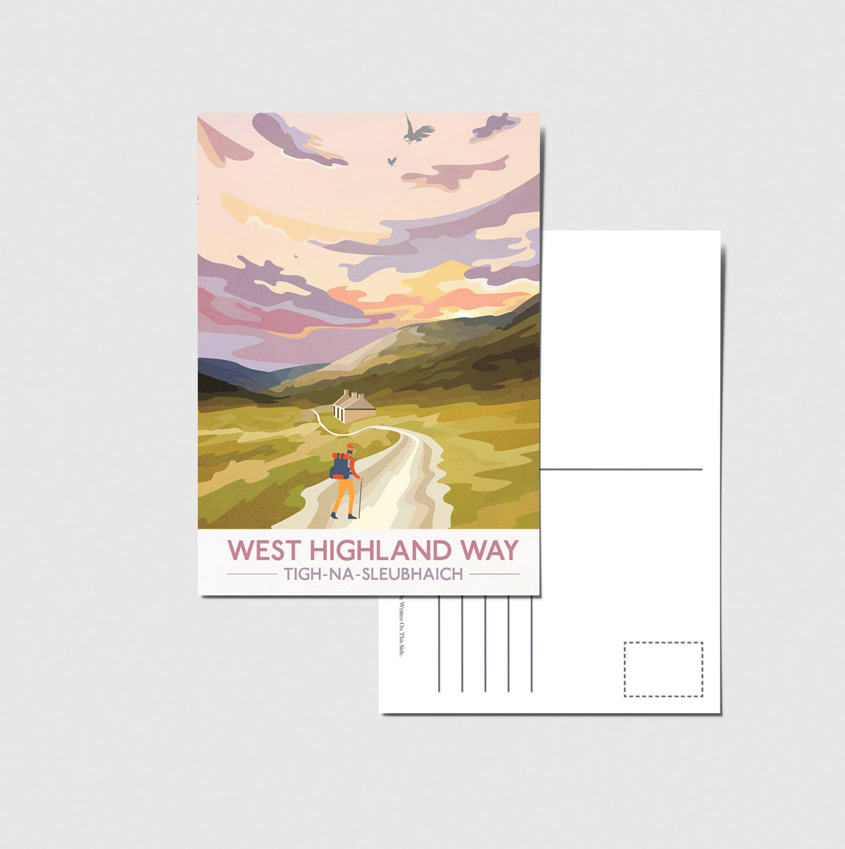 West Highland Way Postcards - Tigh Na Sleubhaich - Ruin