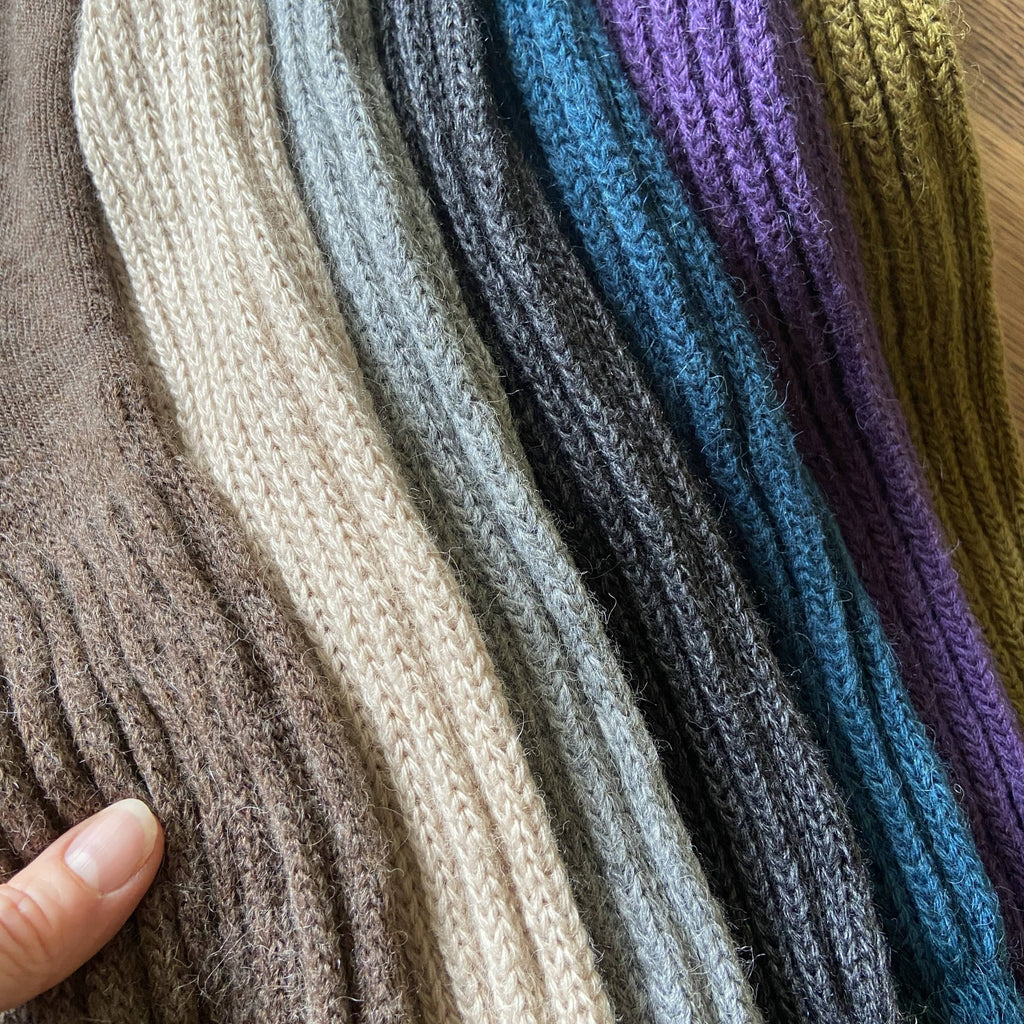 Alpaca Chunky Knee Socks by Samanatha Holmes