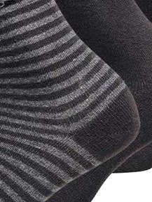 NEW Men’s Alpaca Stripe Socks - Charcoal by Samantha Holmes