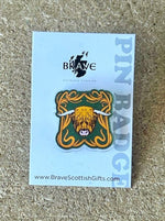 Load image into Gallery viewer, Highland Cow Pin Badge by Brave Scottish Gifts
