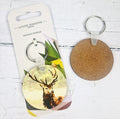 Stag Hardwood Keyring by Louise Jennifer Design