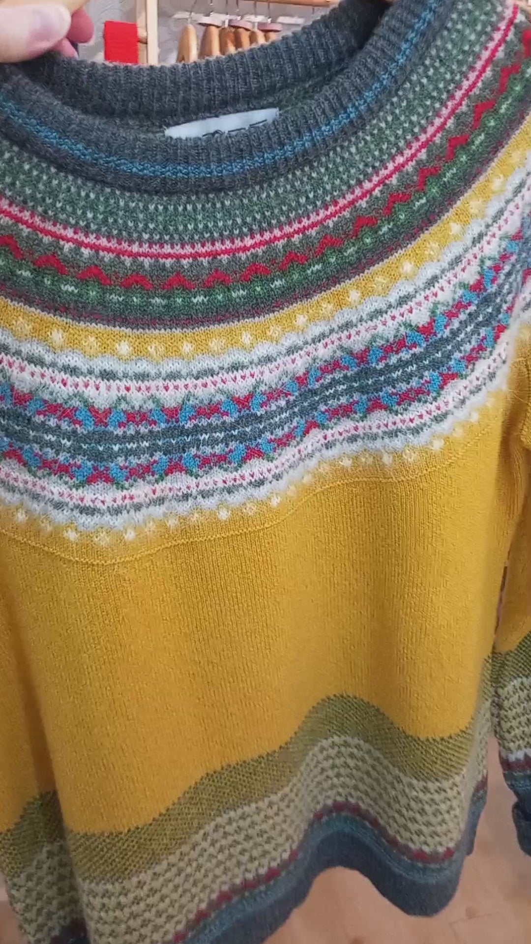 Piccalilli Alpine Sweater 96% Merino Lambswool / 4% Angora designed by ERIBÉ Knitwear