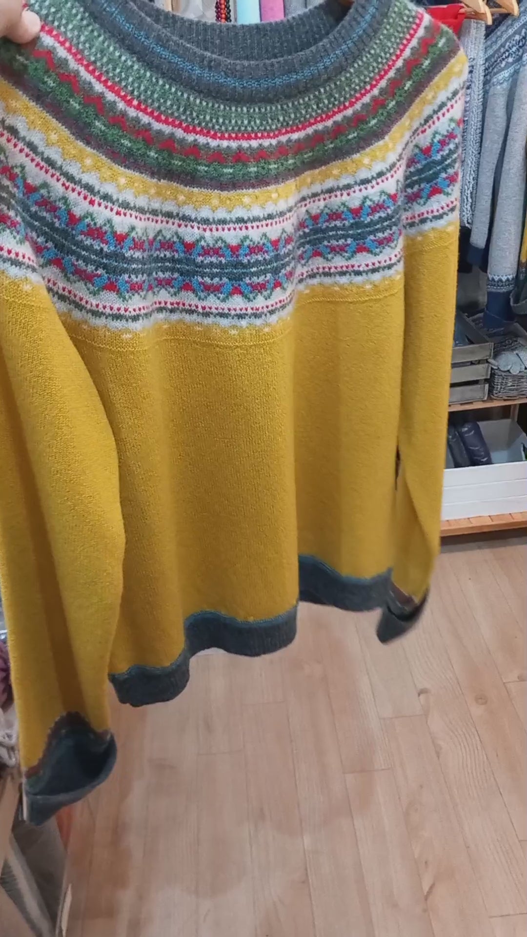 'Piccalilli Alpine Short Sweater' 100% Merino Lambswool designed by ERIBÉ Knitwear