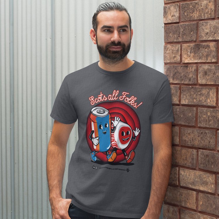 'Scots All Folks' T-Shirt by Brave Scottish Gifts