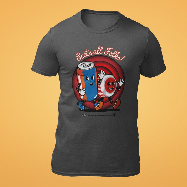 'Scots All Folks' T-Shirt by Brave Scottish Gifts