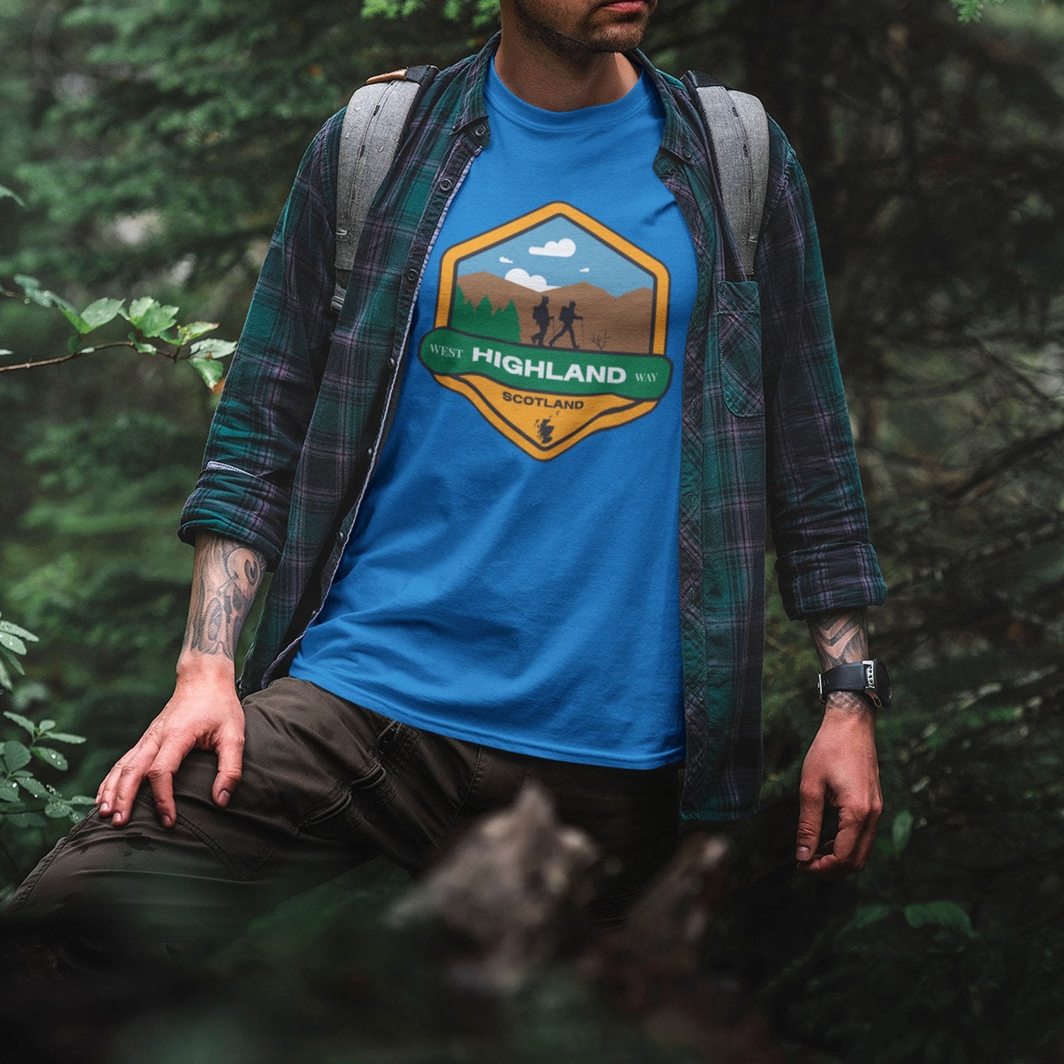 NEW West Highland Way Walkers T-Shirt by Brave Scottish Gifts