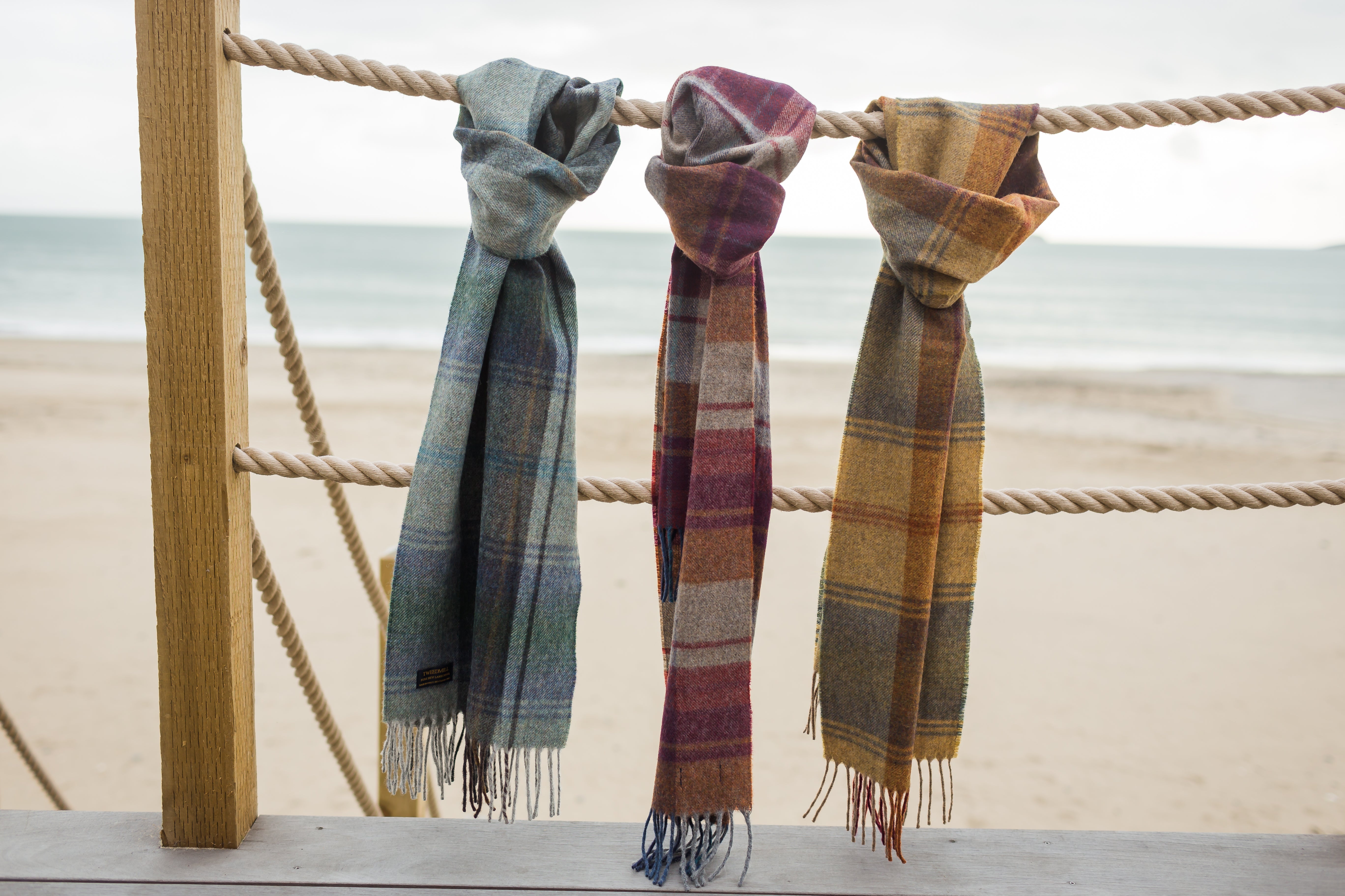 Country Check - Jura Lambswool Fringe Scarf