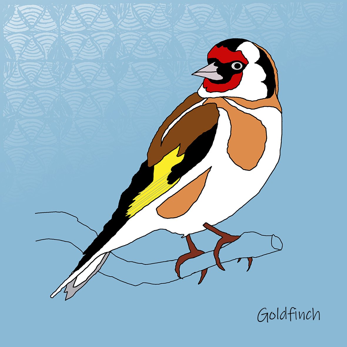 Garden Birds Ceramic Coaster Collection by Dibujo Designs