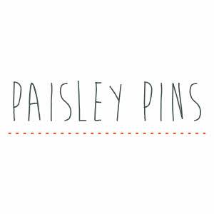 Arcylic Paisley Pins