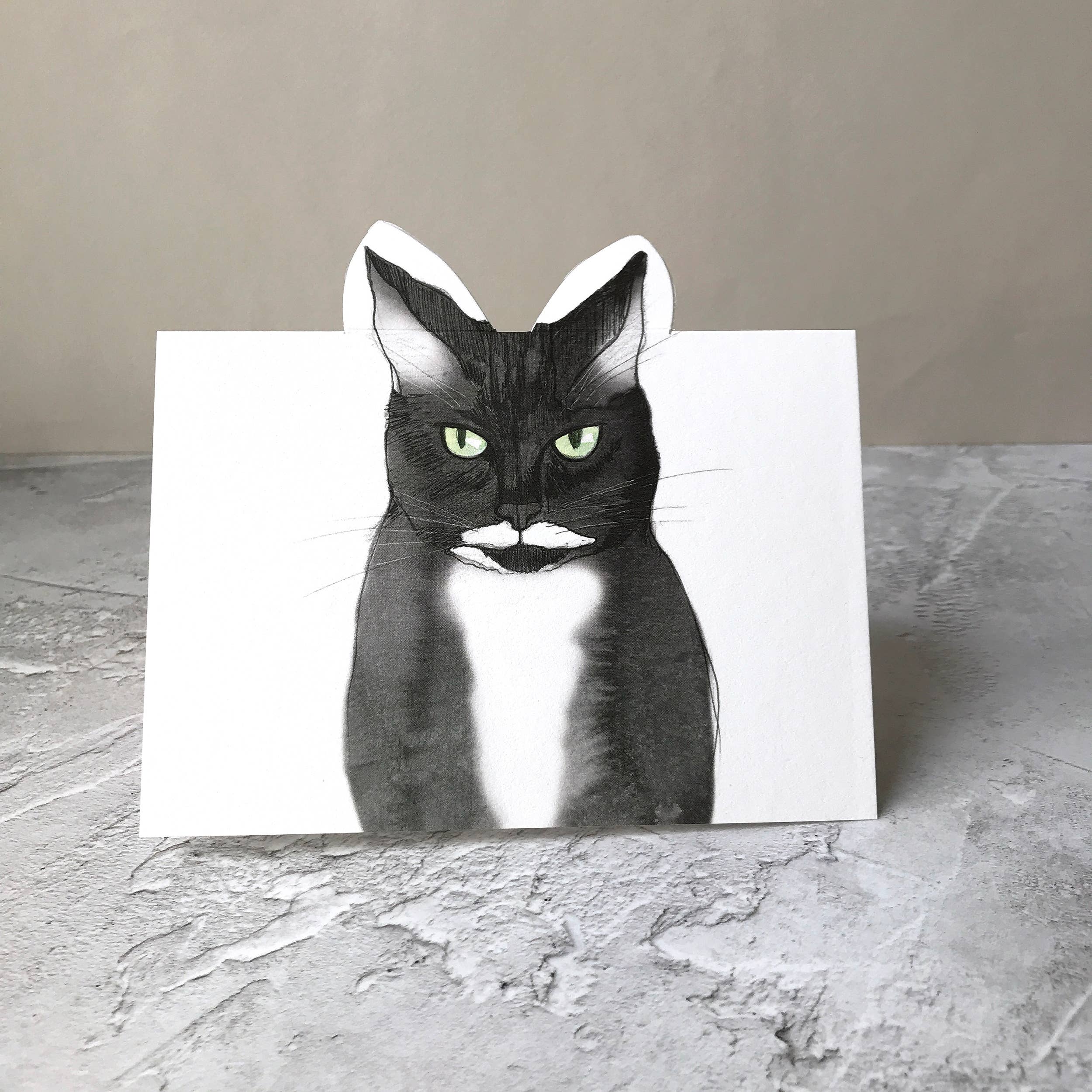 Pop Up Cat Card 'Twinkle' designed by Nina Nou