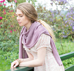 Load image into Gallery viewer, Samantha Holmes Alpaca Knitted Travel Shawl &amp; Pillow
