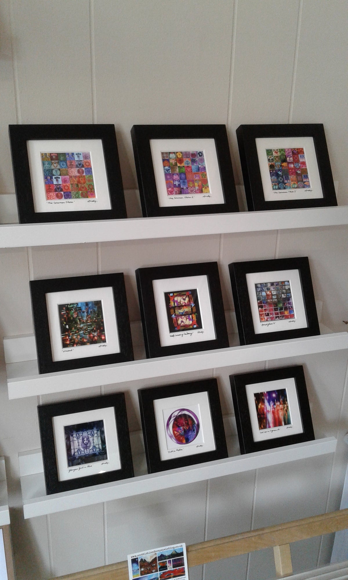 Mini SQ Framed Print By Glasgow Artist Andy Hurst